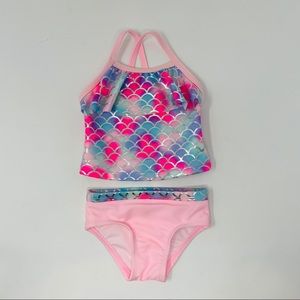 Wonder Nation baby girl mermaid bikini 0-3 month